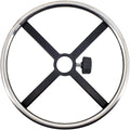 Circle Footrest Ring for Swivel Office Chairs - Stainless Steel Parts, 35cm