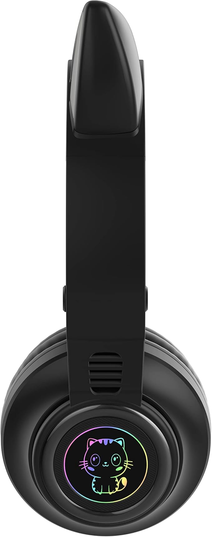 Cat Ear Bluetooth Headphones,Toddlers Kids Wireless Headphones for Boys Girls Amazon Fire Tablet/Laptop/Pad/School (Black)