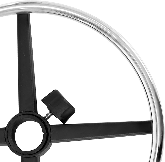 Frassie Office Stool Foot Rest Ring Attachment Metal Chrome, 15.7 Inch Diameter Studio Drafting Chair Footrest Ring