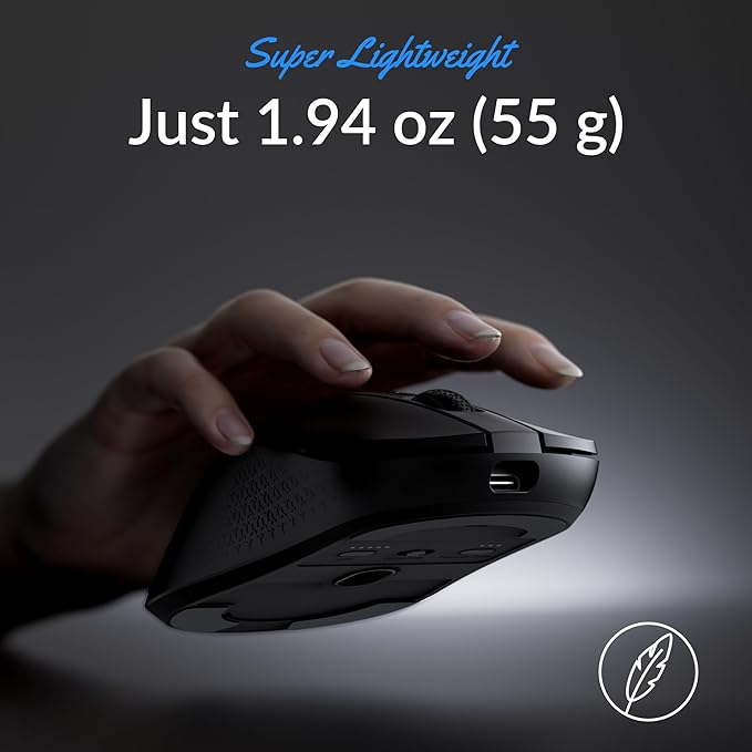 Keychron M3 Mini Wireless Optical Mouse, Bluetooth 5.2/2.4 GHz/Wired Gaming Mouse, Programmable PixArt 3311 Sensor with up to 12,000 DPI/ 650 IPS, Lightweight Ergonomic for Windows Mac Linux - Black