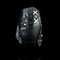 Grip Tape for Logitech G502X Lightspeed Plus- Anti-Slip,Enhanced Control, Sweat Resistance,Improves FPS Gaming Grip & Mouse Protection [Pre-Cut] Printsteam Black White 0.5mm