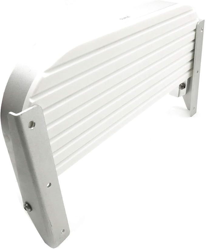 Garelick/Eez-In Rounded White Polymer Footrest