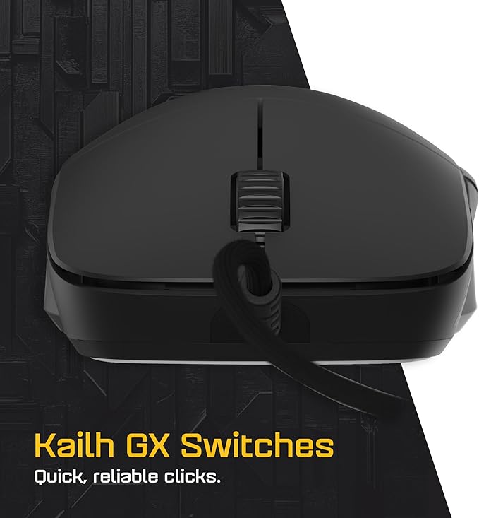 ENDGAME GEAR XM2 8k Gaming Mouse – 8000Hz Polling Rate, Kailh GX Switches, PixArt PAW3395 Sensor, Ultra-Light 52 g, Black Edition