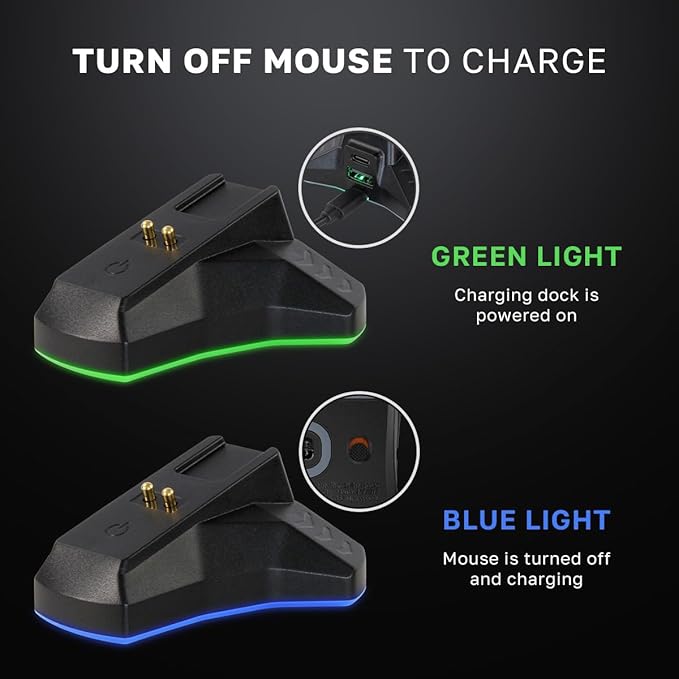 Logitech PRO X Superlight 2 Wireless Gaming Mouse, White | Ultra-Lightweight, Hero 2 Sensor, 44k DPI, 5 Programmable Buttons, Lightspeed Wireless, PC/Mac | with Signature Series Charging Dock