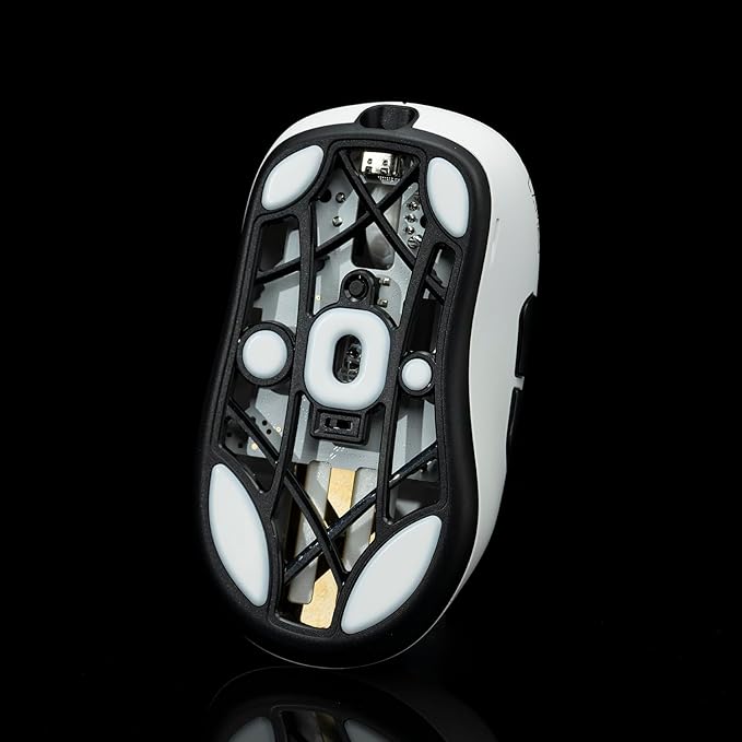 V2 Mouse feet for LAMZU Thron | Smooth Glide | Rounded Edges | Anti-Dust | Pro Gamer Approved - 0.7mm Pure PTFE Gaming Upgrade Skates (2-Pack)