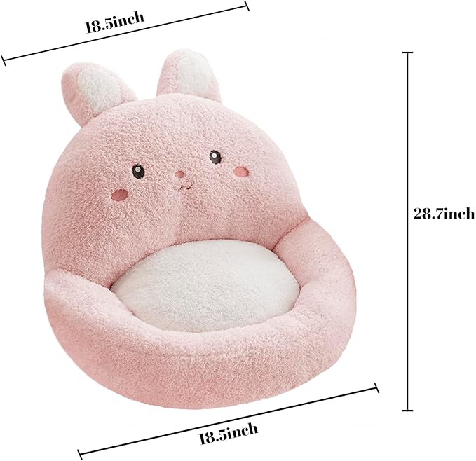 Cartoon Back Seat Cushion Office Chair Nest Seat Cushion Indoor Outdoor Chair Pad Tufted Sitting Cushion Seat Support Relieves Garden Sofa Armchair Wheelchair Back Chair Cushion