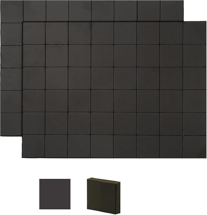 Adhesive Magnets Each 3/4" x 3/4",288PCS Value Pack for Teacher in Classroom,Office Essentials Supplies to Make Things Into Magnetic Sticker(80mil Magnet)
