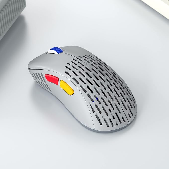 Pulsar Gaming Gears - Xlite V2 Mini Retro Edition Wireless High Performance Super Light and Fast Ergonomic Gaming Mouse 2.4Ghz 1ms 20000 DPI Optical Sensor PAW3370 (Mini, Wireless, Grey) (Renewed)