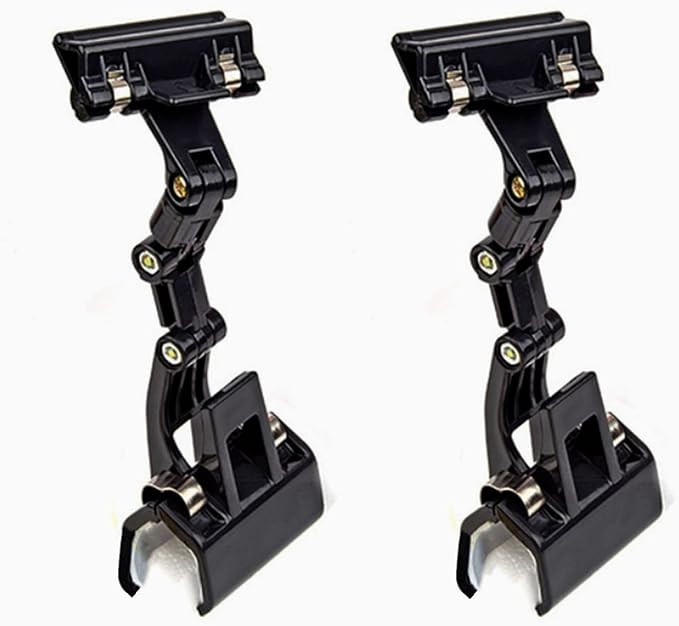 Adjustable Document Holder for Typing, Rotatable Paper Copy Holder Clip,Handy Artist Supplies Clamp,Computer Typing Proofing Folder(2 Packs)