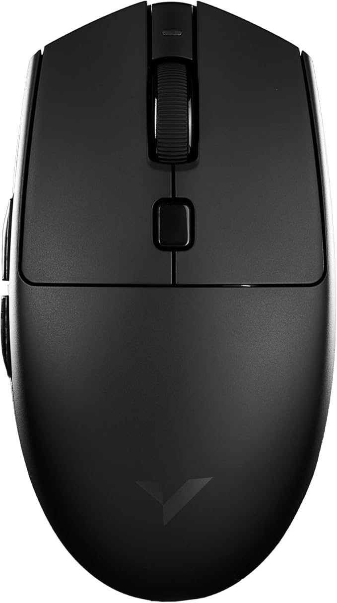 VXE V3 Pro Lightweight Wireless Gaming Mouse, PAW3395 SE Sensor, 18000 DPI, 6 Programmable Buttons, 300h Battery,1k Polling Rate, Compatible with PC, Mac (V3 Pro, Black)
