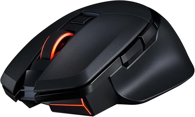 PowerColor ALPHYN AM10 Wireless Gaming Mouse, Black