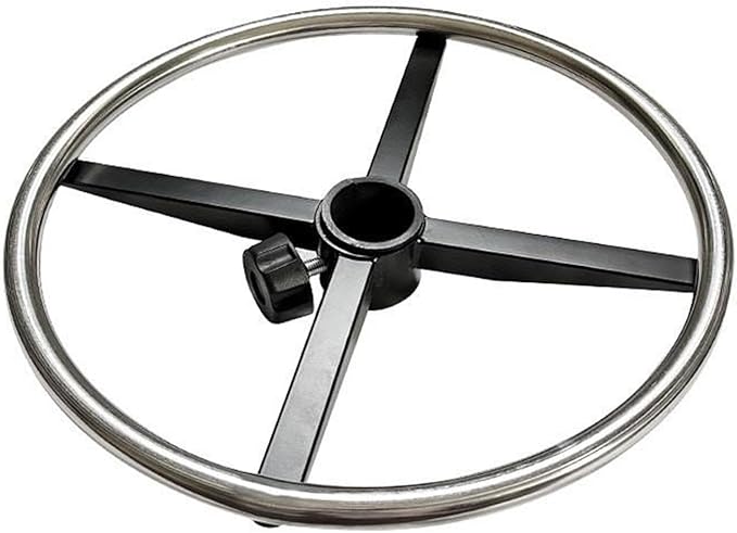 Generic Rotating Footrest Ring for Office Chairs, Spare Parts Made of Stainless Steel, Circle for Office Desk Chair, 35cm