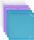 REALIKE 12x12 Cutting Mat for Silhouette Cameo 5/4/3/2/1 (6 Mats - 2 StandardGrip, 2 LightGrip,2 StrongGrip), Variety Cut Mats Replacement Accessories for Cricut