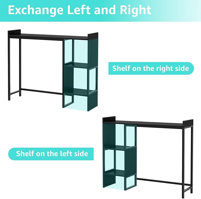 Desk Hutch Top Only Dorm - Desktop Shelf Bookshelf 38.6" Organizer White Shelves for Computer Dorm Office