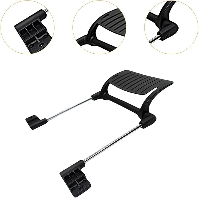 Office Chair Footrest Computer Chair Foot Support Heavy Duty Attachment Wide Office Chair Pedal for Lunch Break Mesh Chair, Style C, 42cmx43cm
