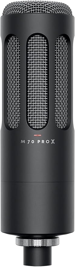 beyerdynamic M 70 PRO X Dynamic Broadcast Microphone for Streaming and podcasting with XLR Connector incl. pop Filter and Shock Mount