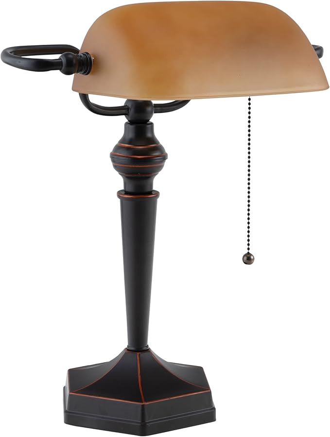 V-Light Desk Lamp, LED Lamp, Table Lamp for Home and Office, Desk Light, Bedside Lamp, Antique Bronze