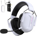 RYR Wireless Gaming Headset for Xbox Series X|S, Xbox One, PC, PS5/4, Mac, Mobile, Switch, 3D Surround Sound, Bluetooth 5.3, 60H Battery, Gaming Headphones with Detachable Noise Canceling Mic-White
