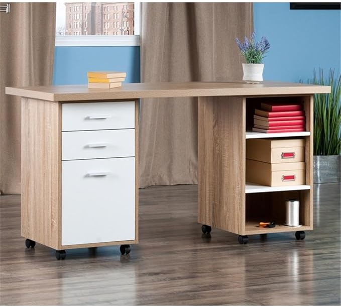 Winsome Wood Kenner Desk set, Reclaimed Wood