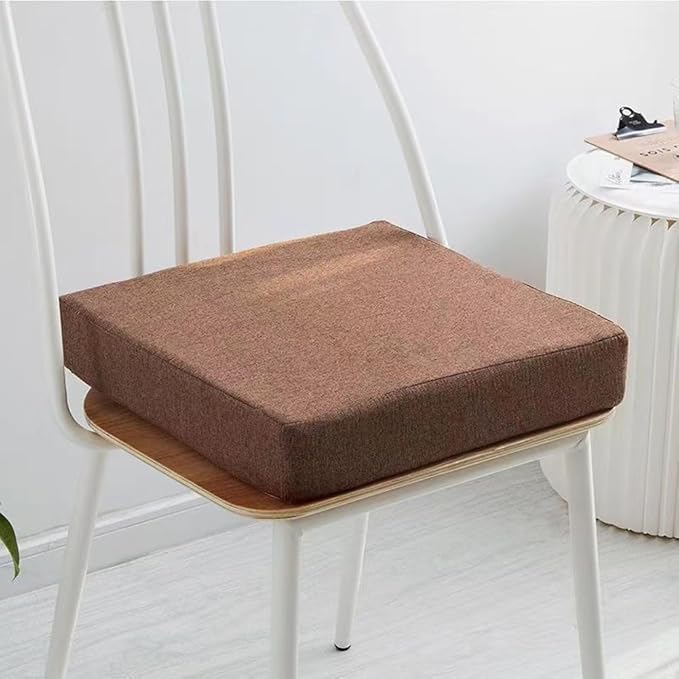 Cushion for Chair 18x18x2inch Pain Relief Foam Seat Pad ，Thicken Breathable & Washable Cover,for Wheel Chair Car Seat,Office Chair