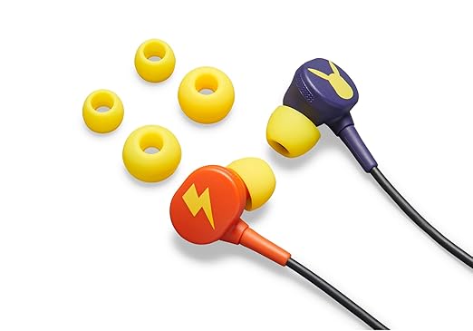 PowerA Wired Earbuds for Nintendo Switch - Pikachu Blossom, 3.5 mm, Wired, Officially Licensed