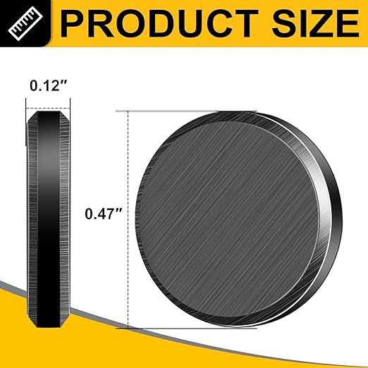 DIYMAG Strong Magnetic Adhesive Dots 300Pcs 0.47x0.12Inch Fridge Refrigerator Magnet for Crafts Whiteboard with Adhesives Backing Magnetic Small Black Button Ceramic Circle Round Heavy Duty