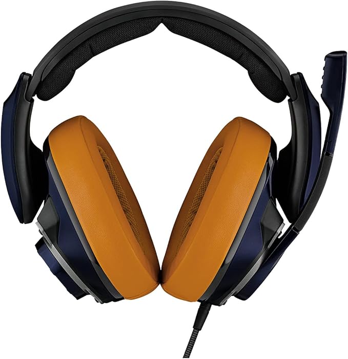 EPOS I Sennheiser GSP 602 – Wired Closed Acoustic Gaming Headset, Noise-Cancelling Microphone, Adjustable Headband with Customizable Contact Pressure, Volume Control, for PC + Mac + Xbox + PS4, Pro