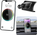 Car Magnetic Phone Mount for Toyota GR86 2022-2026 and Subaru BRZ 2022-2025 Auto Interior Accessories Best Cellphone Holder Fast 15W Wireless Charger Cell Phones Charging Screen Stand Accessory