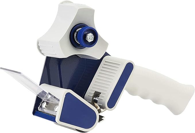 Amazon Basics Packaging Tape Dispenser Gun, Easy-to-Use, Side Load Design, Well Built, for 1.88-Inch Wide Packing Tape