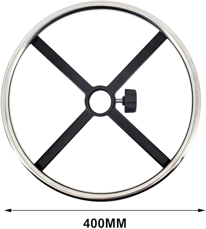 Generic Rotating Footrest Ring for Office Chairs, Spare Parts Made of Stainless Steel, Circle for Office Desk Chair, 40cm
