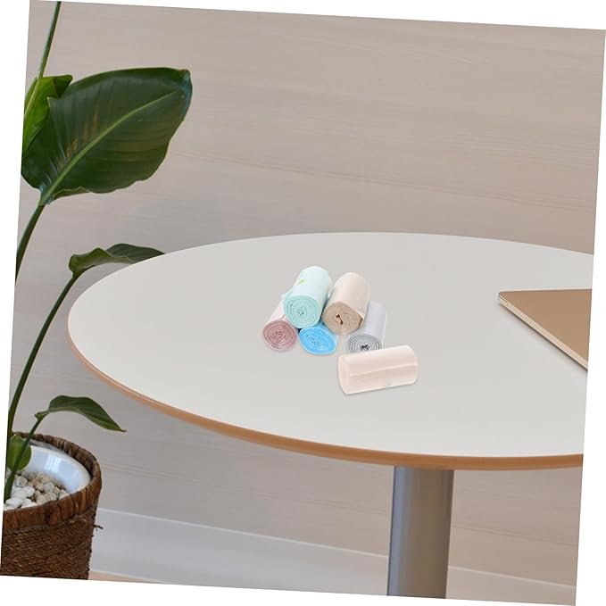 GALPADA Desktop Trash Can 180 Disposable Garbage Bags Portable Rubbish Bin for Office Home and Kitchen Slim Design for Compact Spaces