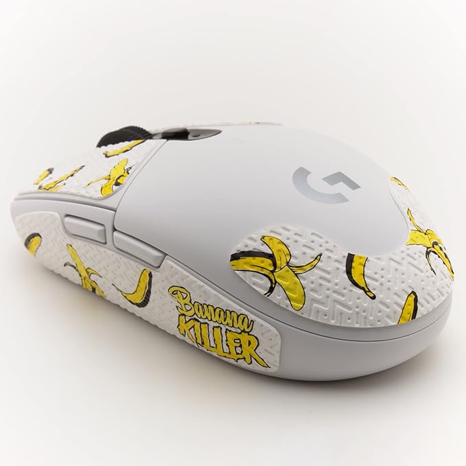 BT.L Mouse Grip for Logitech G305 & G203 Pro Gaming (Banana White)