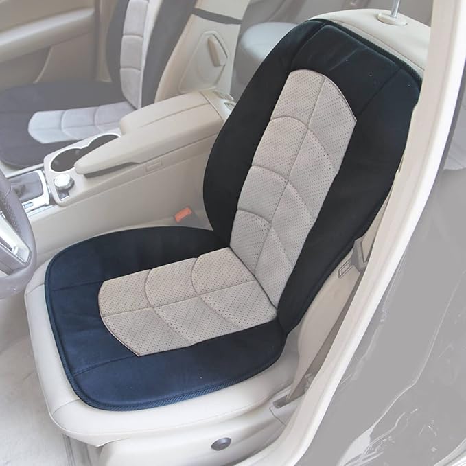 Car Seat Cushion - Memory Foam Lumbar Support for Car, Office Chair, and Home Use - Ergonomic Design, Easy to Clean
