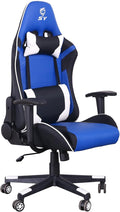 Gaming Chair,Video Game Chair with Massage Lumbar Support, Ergonomic Computer Chair Height Adjustable with Swivel Seat and Headrest