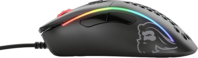Glorious Model D- (Minus) Lightweight Gaming Mouse, Matte Black (GLO-MS-DM-MB) (Renewed)