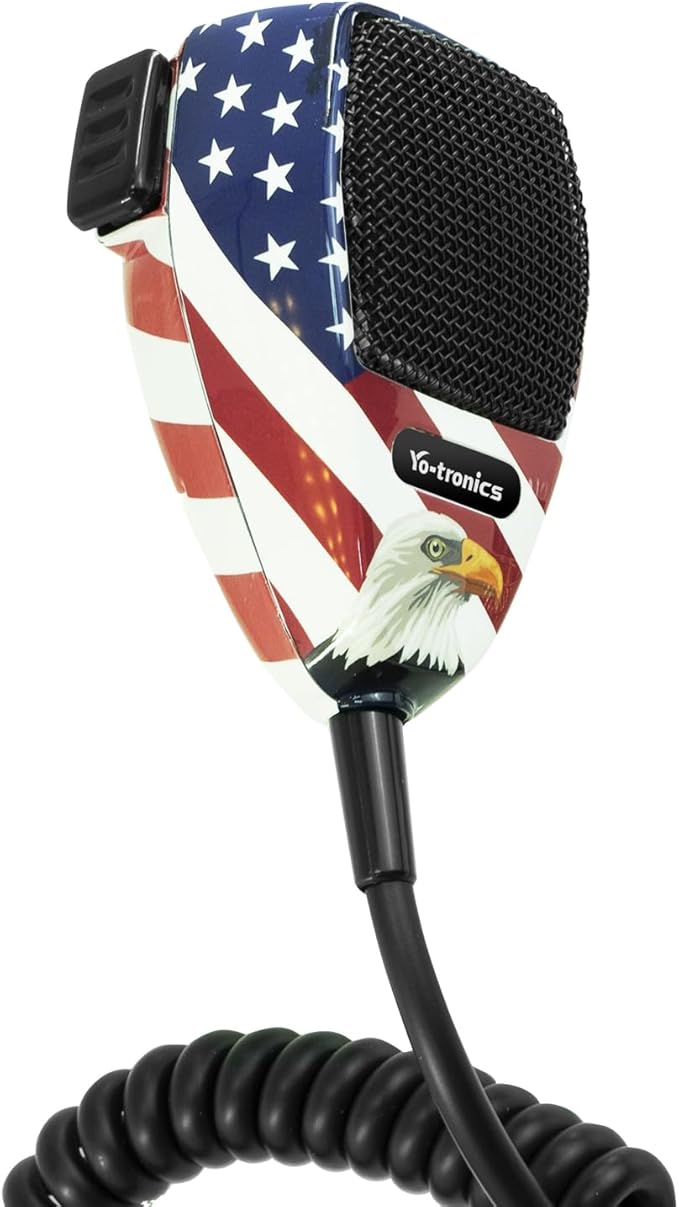 CB Microphone-4 Pin Noise Canceling CB Microphone, Amateur Radio and SSB Communications, Special USA Edition (YTM-CB66 USA)