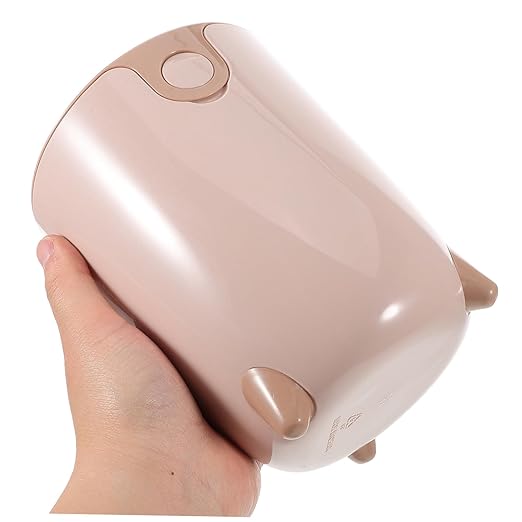 Zerodeko Bedroom Wastebasket Small Kitchen Trash Can Lid Desk Trash Can Mini Garbage Bin