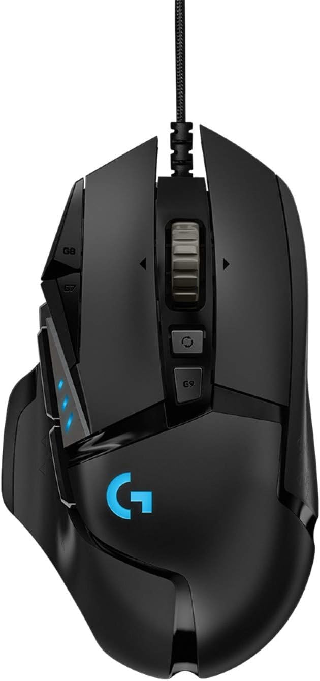 Logitech G560 LIGHTSYNC PC Gaming Speakers with Game Driven RGB Lighting Bundle with Logitech G502 Hero High Performance Gaming Mouse