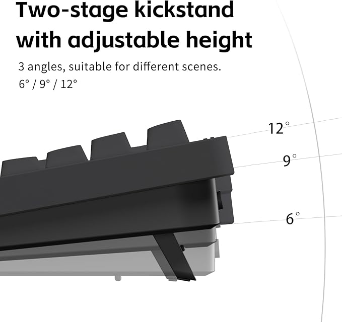 nuphy Node100 Wireless Mechanical Keyboard, Hot Swappable Custom Bluetooth Keyboard, 109 Keys Computer Gaming Keyboards, Supports Touch Gestures, PBT Keycaps, RGB Backlit, Bluetooth/2.4GHz/USB-C