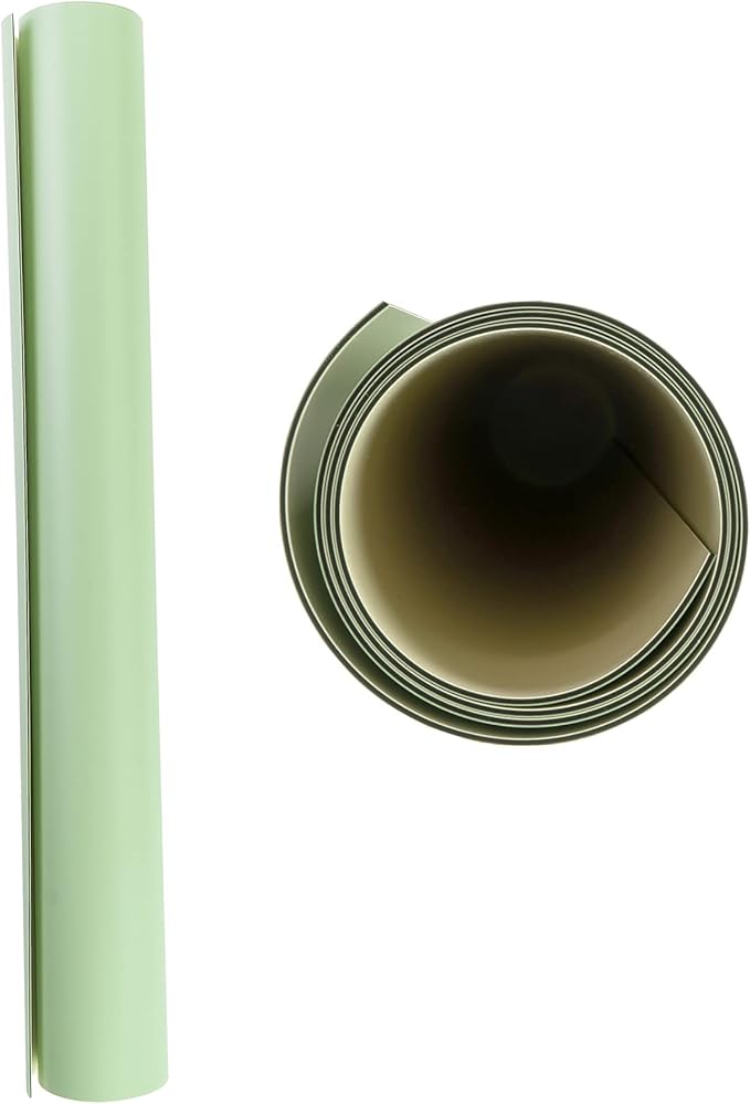 Pacific Arc Vinyl Board Cover. Self Healing and Stain Resistant Green/Ivory Sheet, 43.5 inches by 84 inches