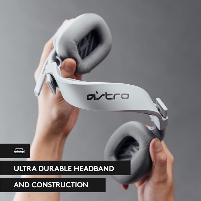 Astro A10 Gaming Gen 2 Wired Headset with flip-to-Mute Microphone for PC/Mac, PS4/5, Xbox - Grey (Renewed)