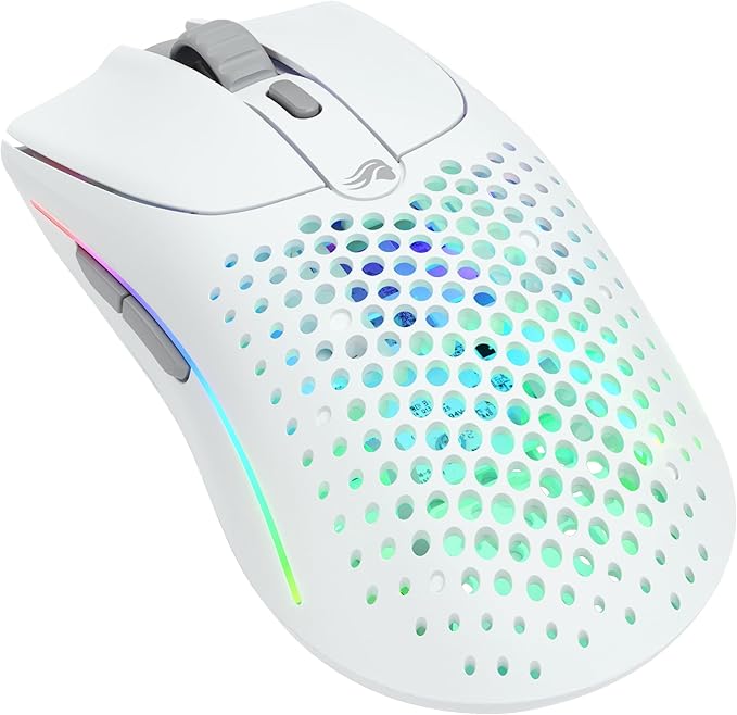 Glorious Model O Wireless V2- Matte White (Renewed)