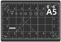 DIYSELF Cutting Mat 8in×6in, Self Healing Cutting Mat, A5 Rotary Cutting Mats for Crafts Sewing Hobby Fabric Project, 5-Ply Craft Cutting Board Double Sided for Quilting, Matting & Mounting Materials