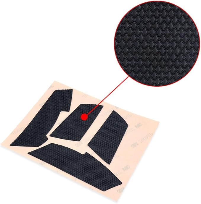 HUYUN Mouse Side Grips Sweat Resistant Pads/Anti Sweat Paste Grip Tape Cut to Fit Easy to Apply Mouse Skin Compatible for Logit G102 G203 G304 G305 G PRO Wired Gaming Mouse