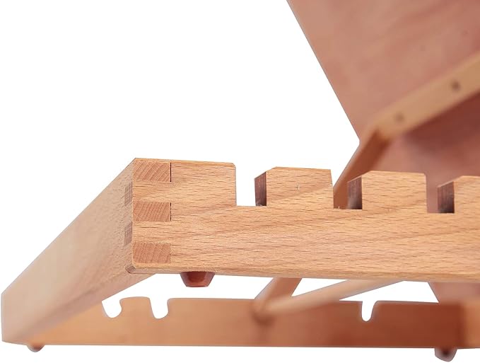 Falling in Art Large 5-Position Wood Drafting Table Easel Drawing and Sketching Board, 23 2/9 Inches by 16 1/2 Inches