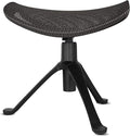 Lilithye Footrest for Desk Adjustable Height 2-in-1 Function Rotatable Ergonomic Under Desk Footrest Ottoman Stool Rolling Leg Rest for Home Office (Gray)