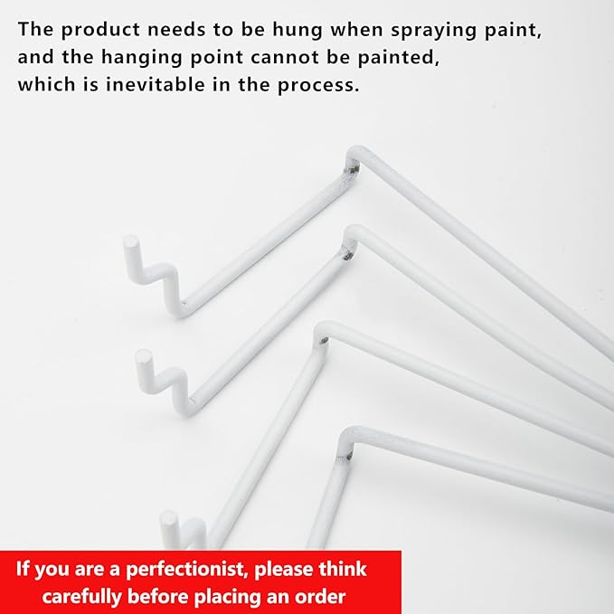 4 Pack Pegboard Hooks - Ribbon Storage Rack, Tape & Ribbon Organizer, Fits Standard Pegboards