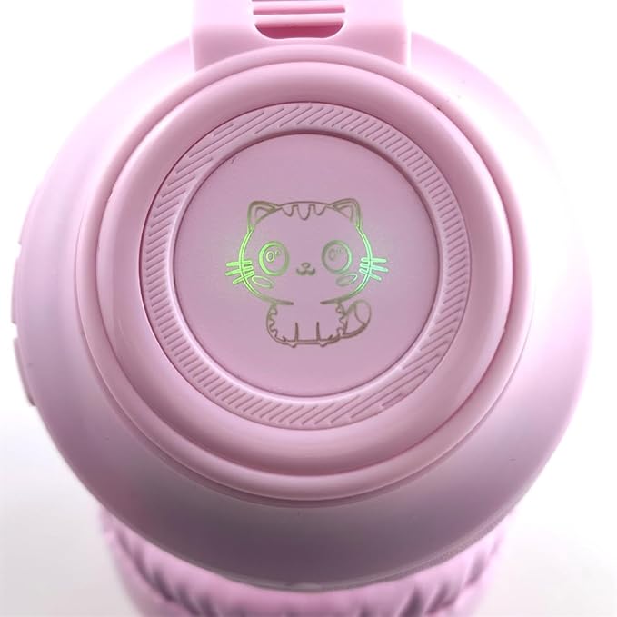 Cat Ear Bluetooth Headphones,Toddlers Kids Wireless Headphones for Boys Girls Amazon Fire Tablet/Laptop/Pad/School (Purple)