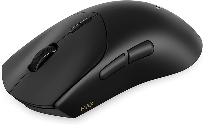 Rapoo VT MAX Lightweight Wireless Gaming Mouse, PAW3950 Ultimate Sensor,750H Battery Life, 8K Polling, 45K DPI, Dual-Mode 2.4G/USB-C, Esports Grade Performance Mouse for PC/Mac (VT7 MAX, Black)