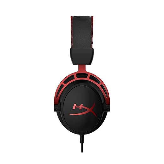 HyperX Cloud Alpha - Gaming Headset,Dual Chamber Drivers,Legendary Comfort,Aluminum Frame,Detachable Microphone,Works on PC,PS4,PS5,Xbox One/Series X|S,Nintendo Switch and Mobile – Red,(Pack of 10)